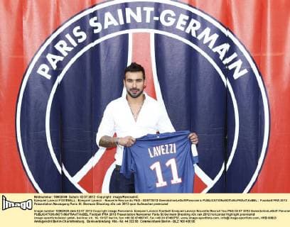 Fussball, Frankreich, Paris Saint Germain verpflichtet Ezequiel Lavezzi