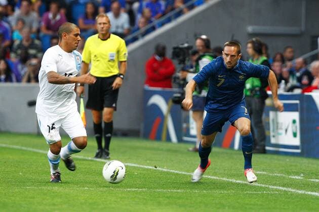 Fussball, Testspiel, Frankreich - Uruguay 0:0