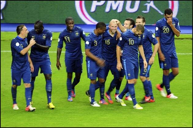 Fussball, WM Qualifikation, Frankreich - Weissrussland 3:1