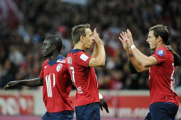 Fussball, Frankreich, Ligue 1, LOSC Lille - Olympique Lyon 1:1