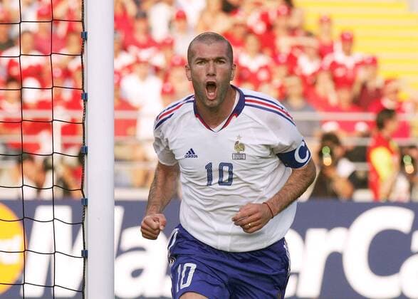 Fußball, Euro 2004, Gruppe B, Schweiz - Frankreich 1:3