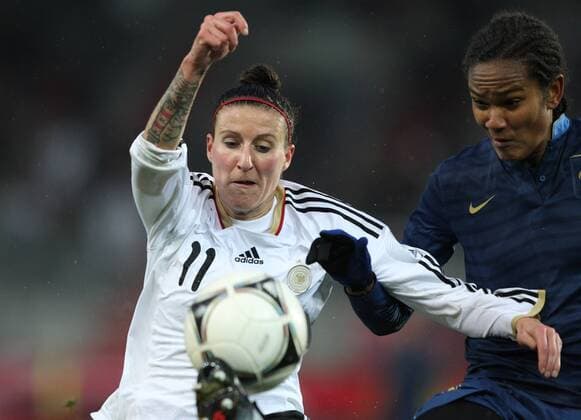 Fussball, Frauenfussball, Testspiel Deutschland - Frankreich