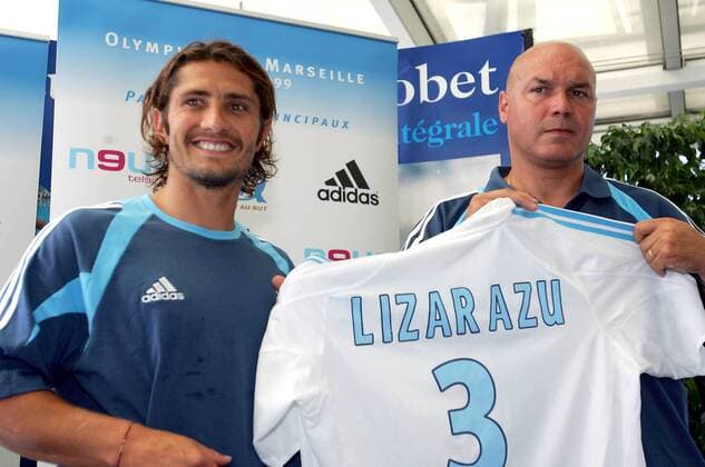 Fußball, Frankreich, Ligue Une, Bixente Lizarazu Neuzugag bei Olympique Marseille