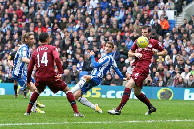 Fussball, England, FA Cup, Brighton and Hove Albion - Newcastle United