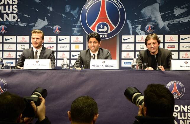Fussball, Frankreich, Ligue 1, David Beckham wechselt zu Paris Saint-Germain