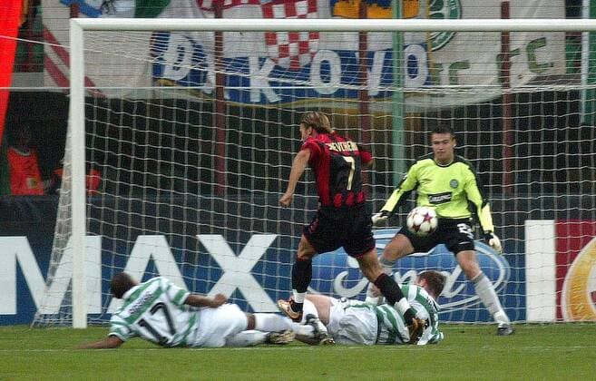 Fußball, Champions League, AC Mailand - Celtic Glasgow 3:1