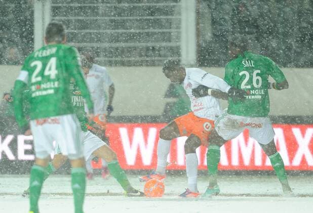 Fussball, Frankreich, Ligue 1, Saint Etienne - Montpellier