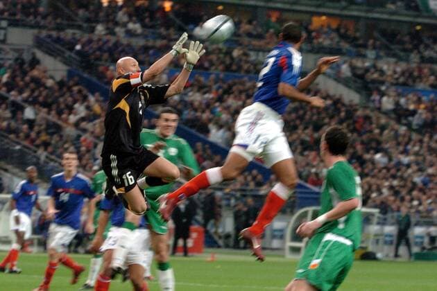 Fußball, WM Qualifikation, Frankreich - Irland 0:0