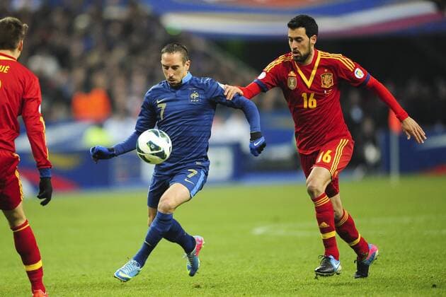 Fussball, WM Quali, Frankreich - Spanien