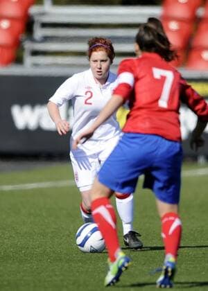 Frauenfussball, U 19, England - Serbien