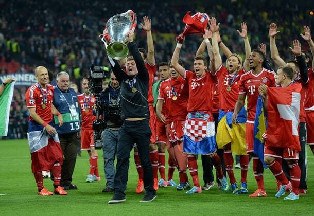 Fußball, Toni Kroos gewinnt als erster deutscher Spieler mit zwei Vereinen die Champions League