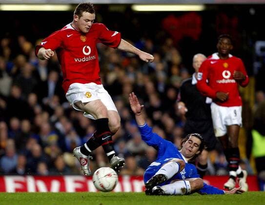 Fußball, England, Carling Cup, Chelsea FC London - Manchester United 0:0