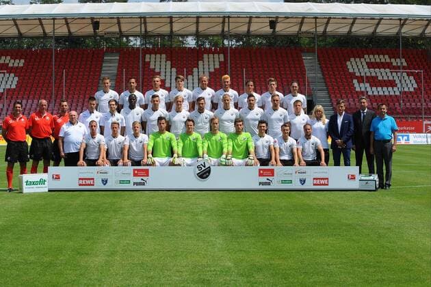 Fussball, 2. BL, 2013 2014, Porträttermin SV Sandhausen