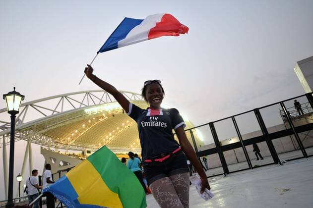 Fussball, Frankreich, Supercup in Gabun, Paris St. Germain - Girondins Bordeaux