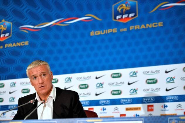 Fussball, PK Frankreich mit Trainer Didier Deschamps