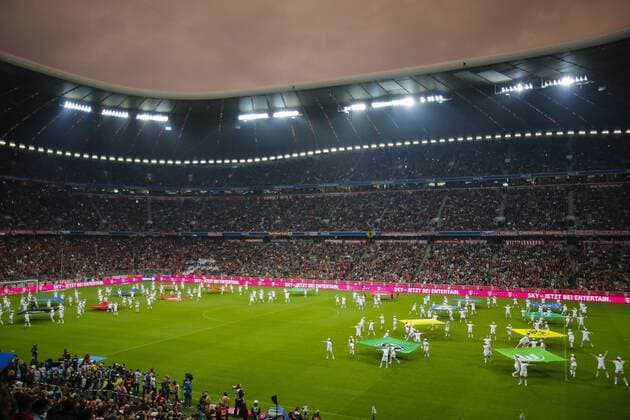 Fussball, 1. BL, Eroeffnungsfeier zur 51. Bundesligasaison in Muenchen