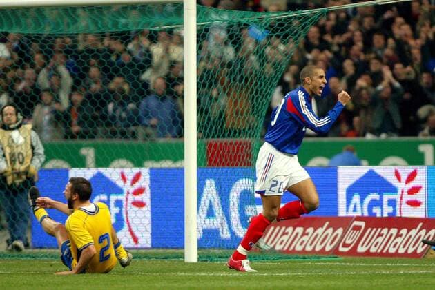 Fußball, Länderspiel, Frankreich - Schweden 1:1