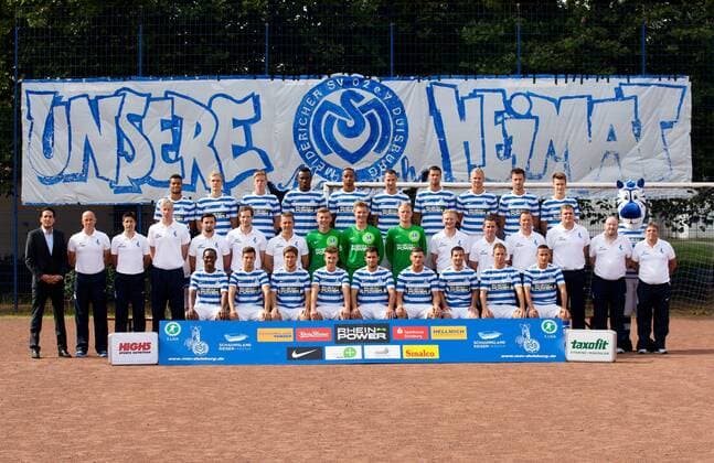 Fussball, 3. Liga, Porträttermin MSV Duisburg