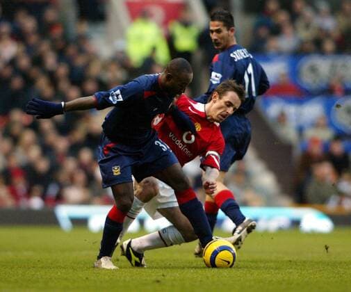 Fußball, England, Premier League, Manchester United - FC Portsmouth 2:1