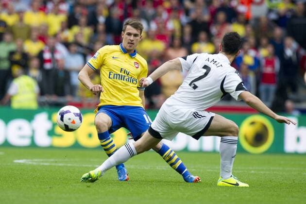 Fussball, England, Swansea City - Arsenal FC