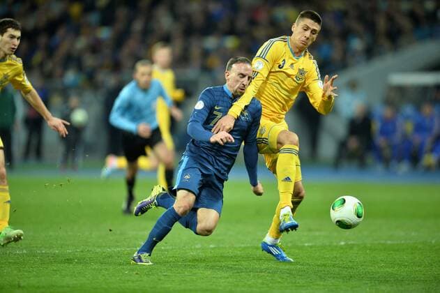 Fussball, WM Qualifikation, Ukraine - Frankreich
