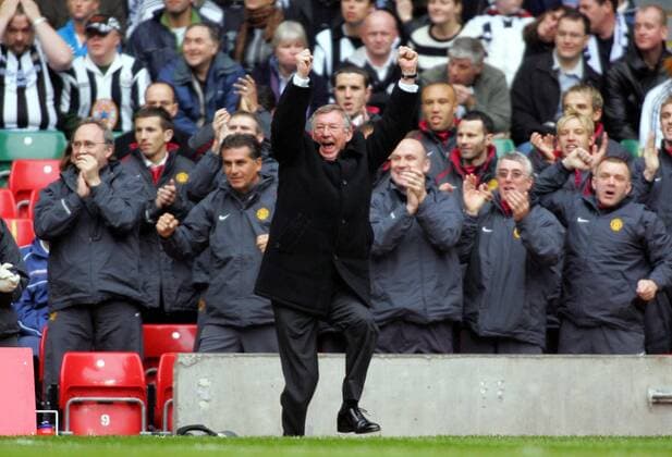 Fußball, England, FA Cup, Halbfinale, Newcastle United - Manchester United 1:4