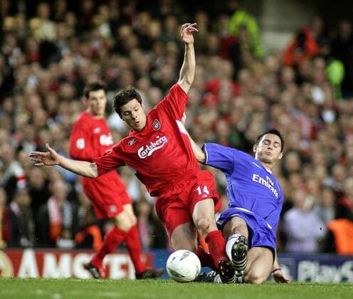 Fußball, Champions League, Halbfinale, Chelsea FC London - Liverpool FC 0:0