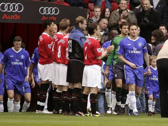 Fußball, England, Premier League, Manchester United - Chelsea London 1:3