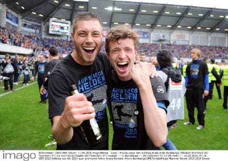 Fussball, 2. BL, SC Paderborn feiert Austieg in die 1. Bundesliga