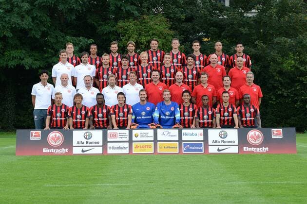 Fussball, 1. BL, Portraettermin Eintracht Frankfurt
