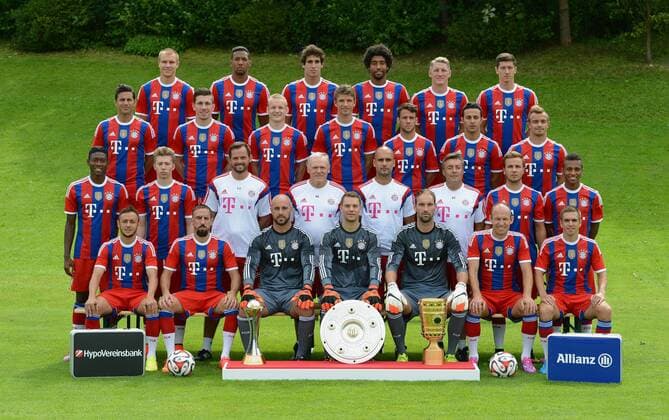 Fussball, 1. BL, Porträttermin FC Bayern Muenchen