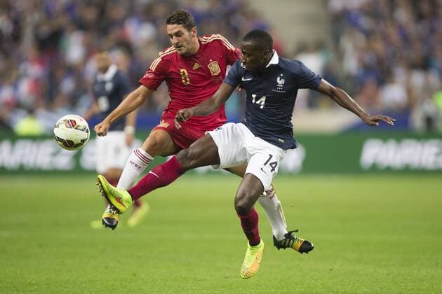 Fussball, Testspiel, Frankreich - Spanien
