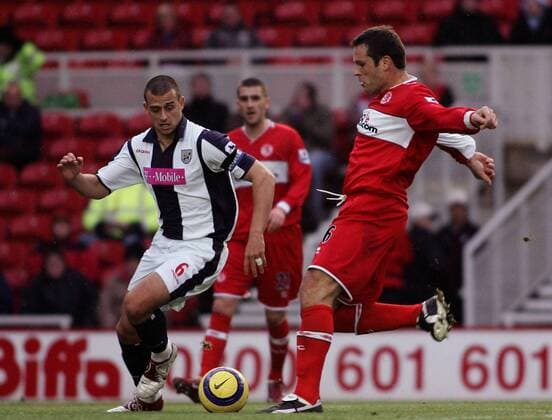 Fußball, England, Premier League, FC Middlesbrough - West Bromwich Albion 2:2