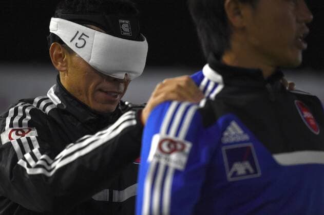 Blindenfussball, WM 2014 in Tokio, Japan - Frankreich