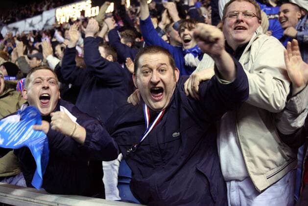 Fußball, Champions League, Glasgow Rangers - Inter Mailand 1:1
