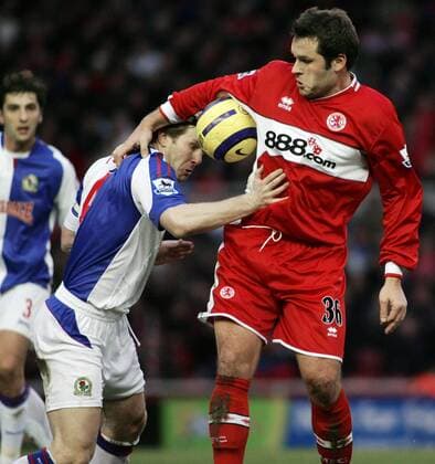 Fußball, England, Premier League, FC Middlesbrough - FC Blackburn 0:2