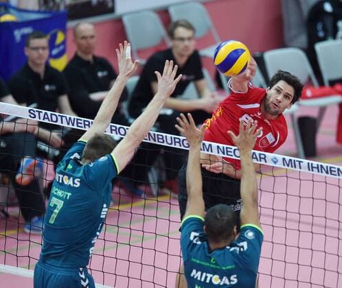 Volleyball, Bundesliga, TV Rottenburg - CV Mitteldeutschland