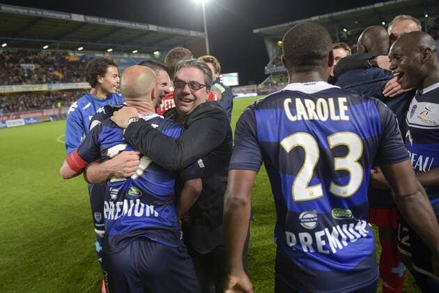 Fußball, Frankreich, ESTAC Troyes feiert Aufstieg in die Ligue 1