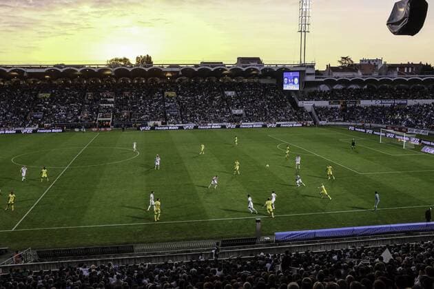 Fußball, Frankreich, Girondins Bordeaux, Letztes Spiel im Stadion Parc Lescure