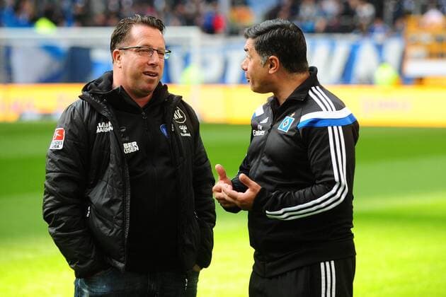 Fußball, Bundesliga-Relegation, Hamburger SC - Karlsruher SC, Szenen vor dem Spiel