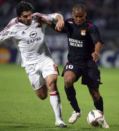 Fußball, Champions League, Olympique Lyon - AC Mailand 0:0