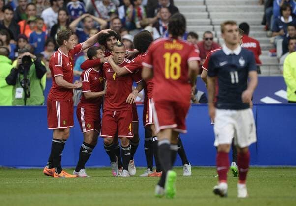 Fußball, Länderspiel, Frankreich - Belgien