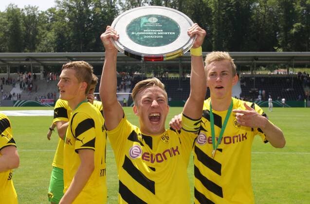Fußball, U-17-Bundesliga Finale, Borussia Dortmund - Deutscher B-Jugend-Meister 2015