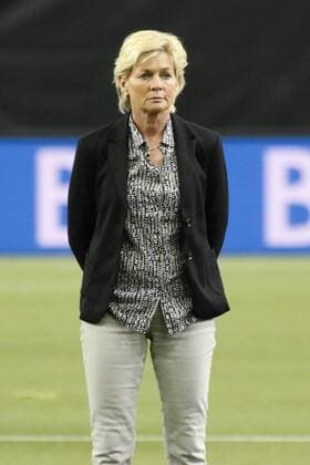 Fußball, Damen WM, Deutschland - Frankreich: Silvia Neid vor Anpfiff