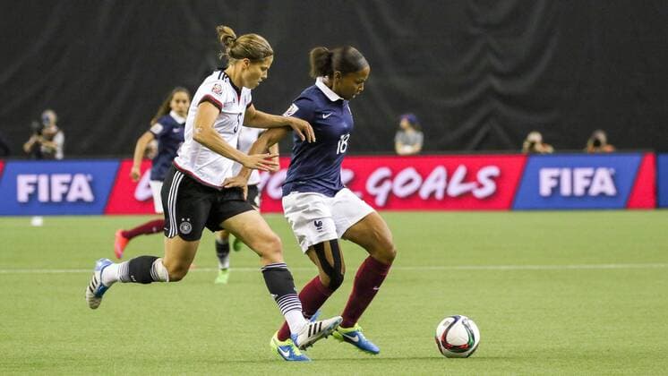 Fußball, Damen WM, Deutschland - Frankreich