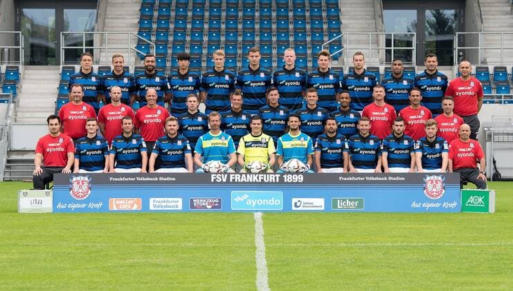 Fußball, 2. BL, FSV Frankfurt Porträttermin