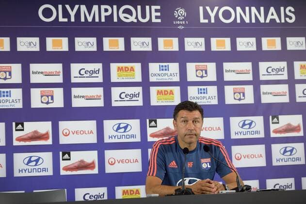 Fußball, Frankreich, Training und PK Olympique Lyon
