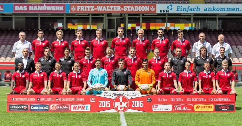Fußball, 2. BL, 1. FC Kaiserslautern Porträttermin