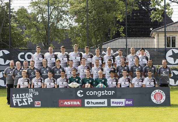 Fußball, 2. BL, Porträttermin FC St. Pauli