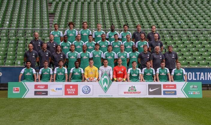 Fußball, 1. BL, Werder Bremen Porträttermin